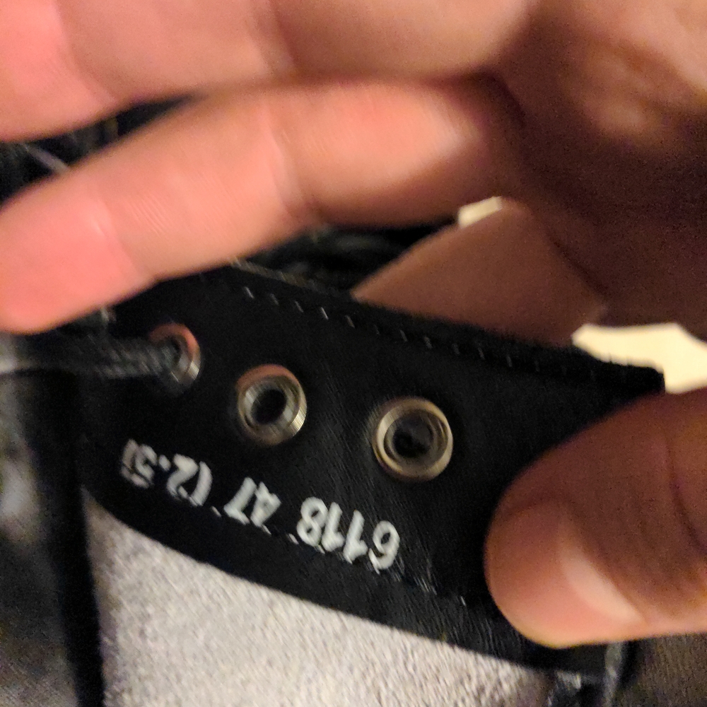 Dr. Martens Men's Gray Leather Boots - Picture 3 of 4